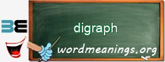 WordMeaning blackboard for digraph